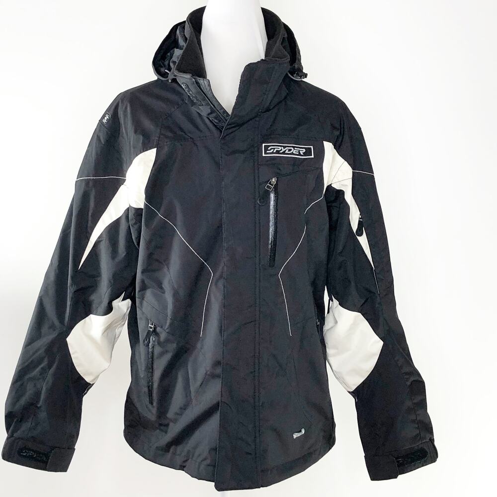 Spyder Womens 10 Ski Coat Jacket XT Many Zippered Pockets Interior Dry Pocket